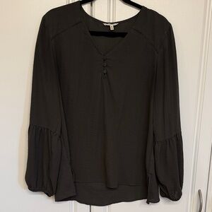 Elegant Charcoal Women's Top